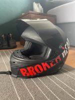 Broken Head Motorradhelm Rot & Weiß Bayern - Teisendorf Vorschau