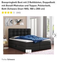 Boxspringbett mit 2 Bettkästen (1,80x2,00) Lübeck - St. Lorenz Nord Vorschau