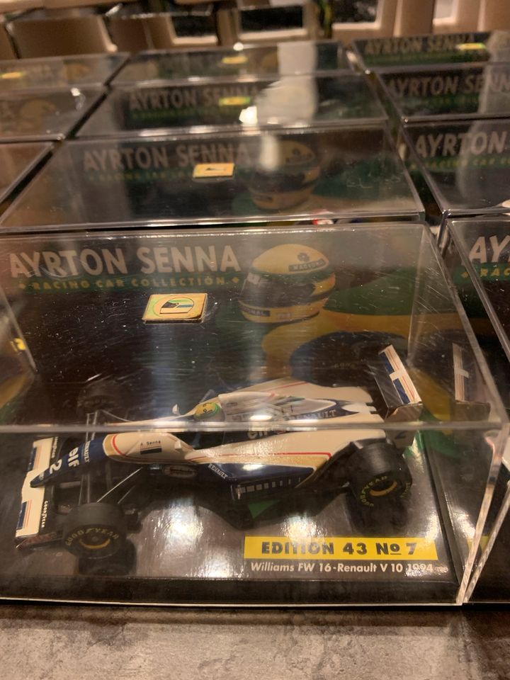 Senna Kollektion 1/43 Stück 16 Plus 1 mit Zertifikat in Kreuzau