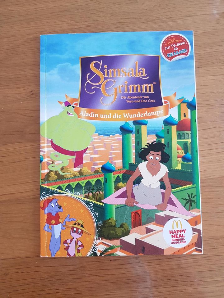 Buch Heft Happy Meal Simsala Grimm Aladin und die Wunderlampe in Höpfingen