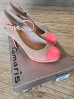 Tamaris Pumps Gr. 39, Taupe/Coralle Hessen - Habichtswald Vorschau