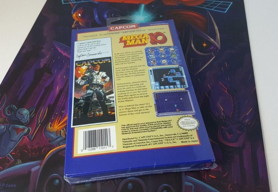 Original NES Mega Man 10 Press Kit - sealed in Eiselfing