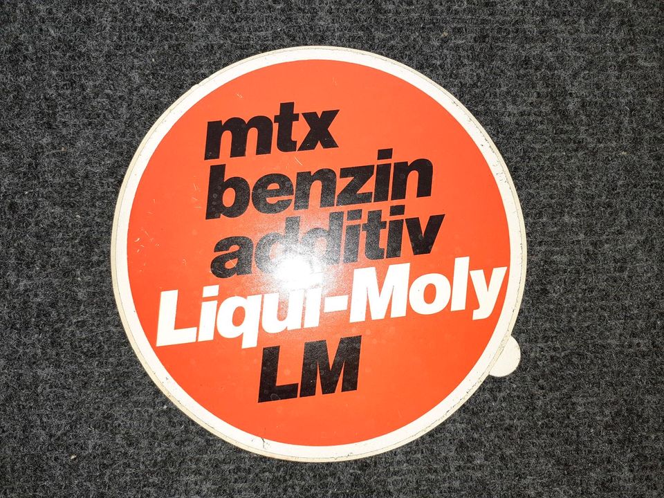 Aufkleber mtx benzin additiv Liqui-Moly LM in Winnenden