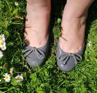 Pretty Ballerinas damen Ballerinas gr.39 grau, Lackleder West - Unterliederbach Vorschau