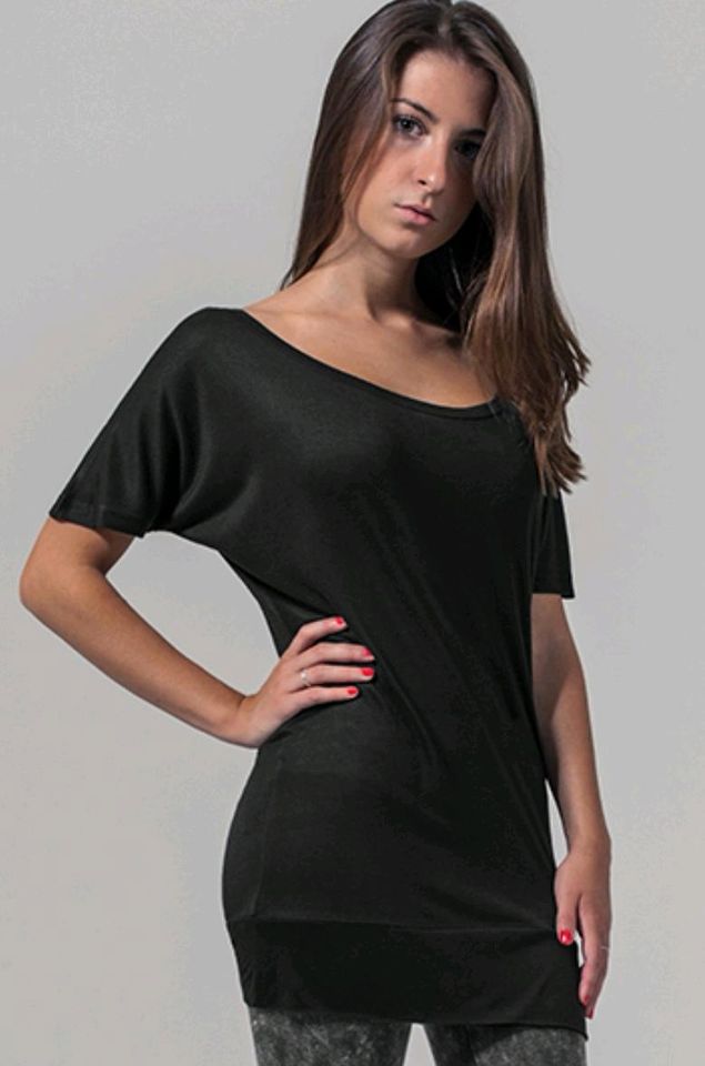 Ladie's Viscose Tee in Schwarz!!! Versandkostenfrei ab einem Kauf von 3 Artikeln!!! Erhältlich in den Größen XS bis 5XL!!! in Bochum