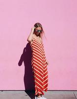 ASOS Kleid Rot Gelb Maxikleid Streifen Größe 32 München - Schwanthalerhöhe Vorschau