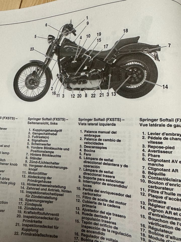 Harley Davidson FL FLHR FX Fahrerhandbuch Reparaturanleitung in Bremen
