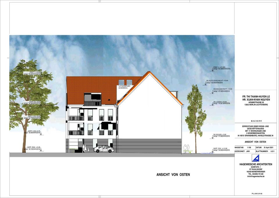 64 m² Gewerberäume zum 01.06.2024 Neubau Zentral hochenergetische Architektur in Oranienburg