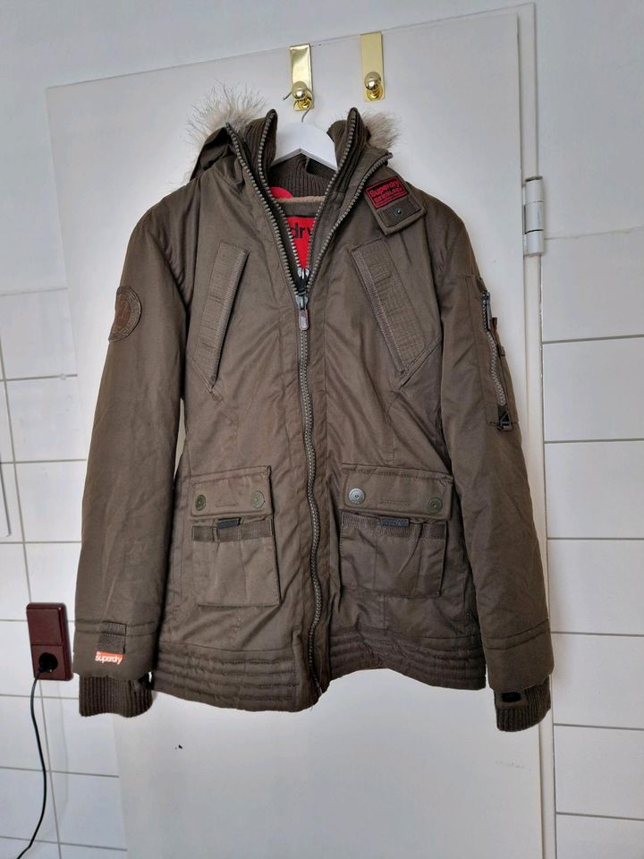 100 % Superdry Japan Parka Jacke Kapuze British Design NP 199€ in Rüsselsheim