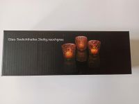 3teiliges Glas-Teelichthalter Set, rauchgrau, unbenutzt Bielefeld - Heepen Vorschau