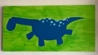 Dinosaurier auf Leinwand 50x100 cm (Hand gemalt) Hessen - Walluf Vorschau