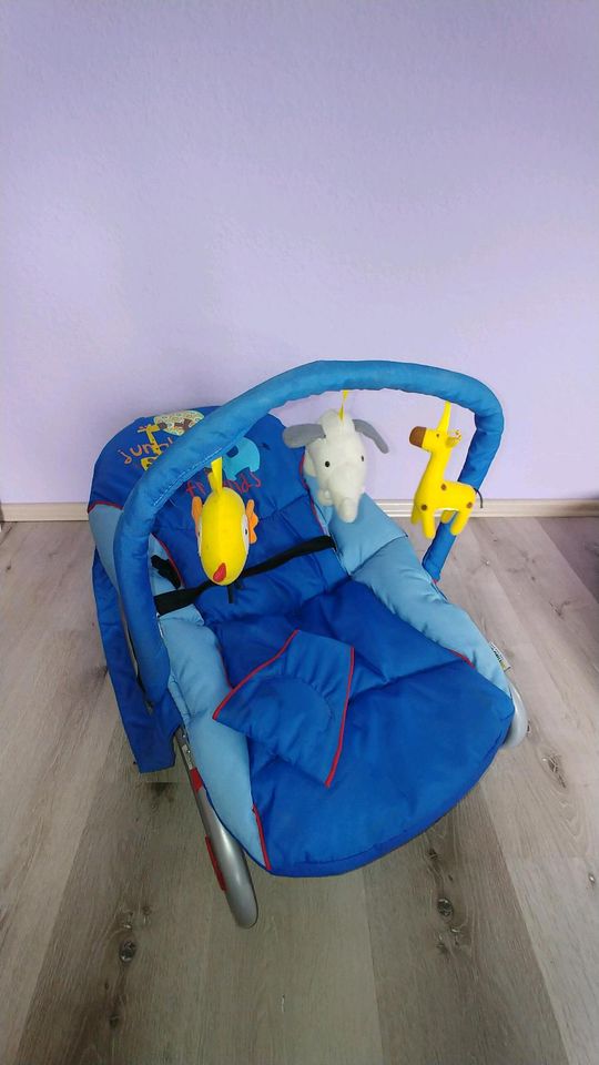 Hauck Babywippe  Bouncer mit Spielbogen blau Babyschaukel in Nürnberg (Mittelfr)