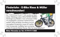 Riese & Müller Fahrrad in Merzig am Wolfspark GESTOHLEN Saarland - Merzig Vorschau