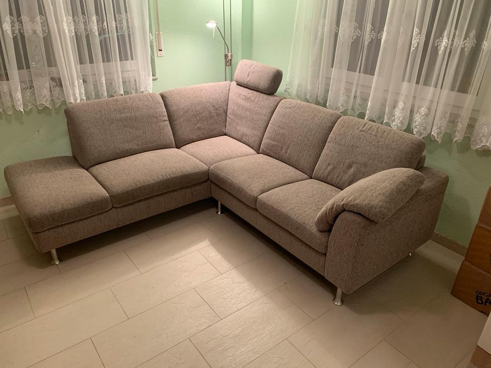 W. Schillig hochwertiges Microfaser Ecksofa Couch abholbereit in Unterensingen