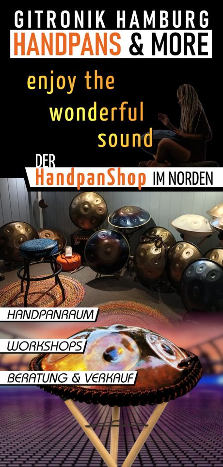 432Hz Unity Handpan Edelstahl | NEU jetzt viele Angebote im Shop in Kiel