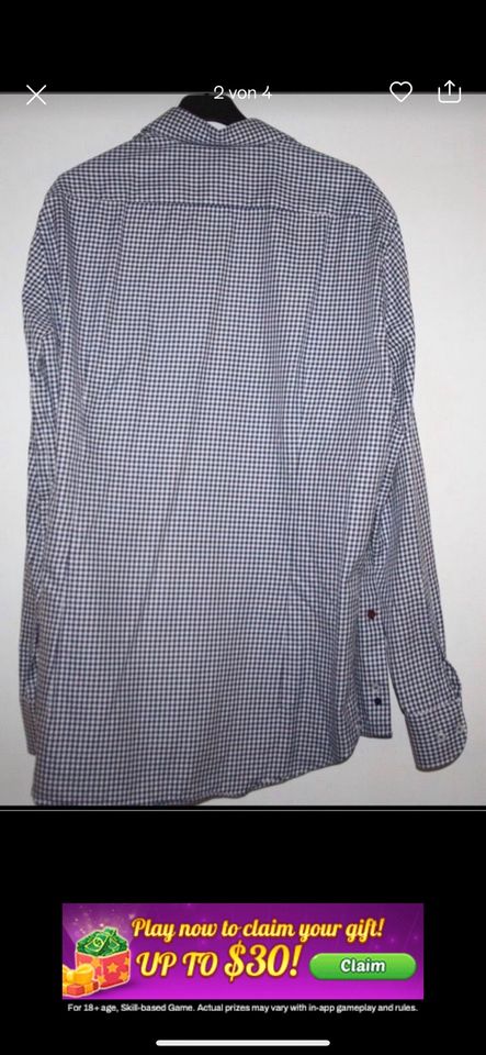 Herren Tommy Hilfiger Bluse Hemd xl in Büttelborn