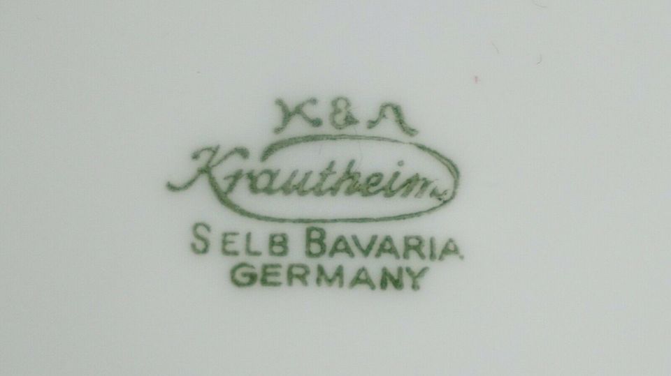 K&A KRAUTHEIM SELB BAVARIA 6 SUPPENTASSEN PORZELLAN GEMÜSE MEERES in Berlin