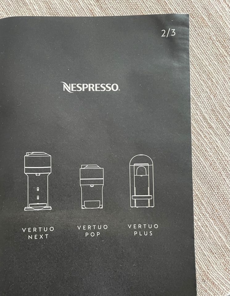 Nespresso Vertuo Next Kapselmaschine Kaffeemaschine in Deggenhausertal