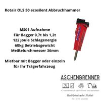 Vermiete Abbruchhammer, Hydraulikhammer, Specht für Minibagger Bayern - Bad Griesbach im Rottal Vorschau