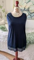 Sheego Longtop mit Spitze Marine 48 Hessen - Maintal Vorschau