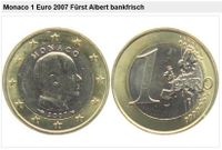 Euromünze, Monaco 2007, Ein Euro Umlaufmünze, bankfrisch Baden-Württemberg - Unterreichenbach Vorschau