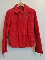 Velours-Lederjacke in Rot von Woman by Tchibo *Neuwertig* Hessen - Königstein im Taunus Vorschau