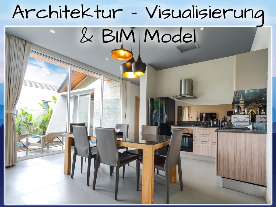 BIM Modell / Architektur Rendering / 3D Visualisierung / 3D Model in Zimmritz