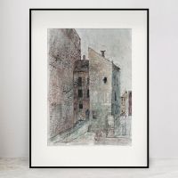 Aquarell „Hinterhof Scheunenviertel Berlin“ von Hellmut Eckstein Bayern - Herrsching Vorschau