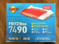 AVM FritzBox 7490 WLAN Router Modem VDSL, ADSL, DSL, WiFi in OVP Brandenburg - Havelaue Vorschau
