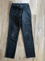 Schwarze Biker Jeans von Madeleine, Gr. 36 Brandenburg - Panketal Vorschau