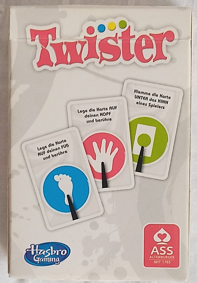 HASBRO / ASS Pocketgame TWISTER KARTENSPIEL Reisespiel in München