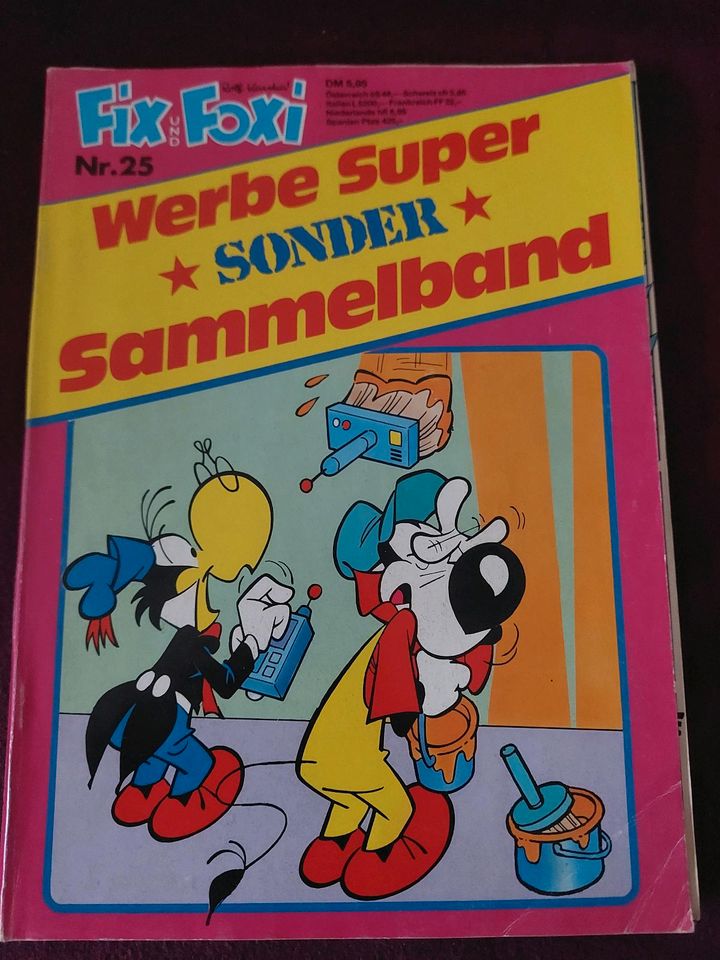 Fix und Foxi Werbe Super Sonder Sammelband Comic Bücher 80er Jahr in Fürstenwalde (Spree)