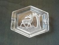 Vintage Glas Aschenbecher mit Hirsch Natur Motiv Einprägung Niedersachsen - Bad Pyrmont Vorschau