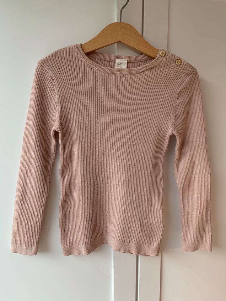 Wollpullover Woll Pullover 100% wolle rosa rosé 104 in Nagold