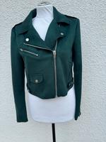 Only Jacke Bikerjacke  Kunstwildleder grün Gr.38 Bayern - Ebermannstadt Vorschau