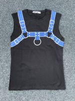 Addicted - Harness Stretch Tank Top AD524 schwarz-blau Gay Rostock - Toitenwinkel Vorschau