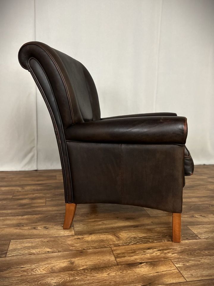 Ledersessel Vintage Chesterfield Glad Stone Sessel Englisch in Hüllhorst