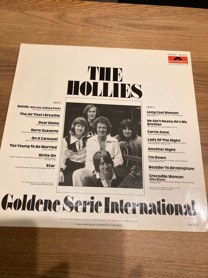 LP The Hollies in Oberahr