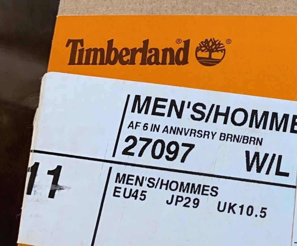 NEUw. Timberland Boots Gr.45 braun in Sickte