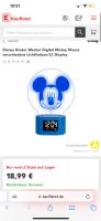 NEU !!! Mickey LCD-Wecker mit digitaler Zeitanzeige / Disney Nordrhein-Westfalen - Recklinghausen Vorschau