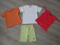 3 T-Shirts  und Radlerhose Gr. 122 Baden-Württemberg - Althütte Vorschau