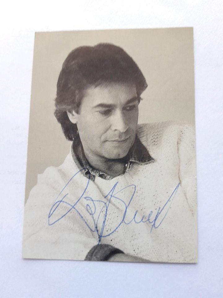 Roy Black original Autogrammkarte signiert in Bergkamen