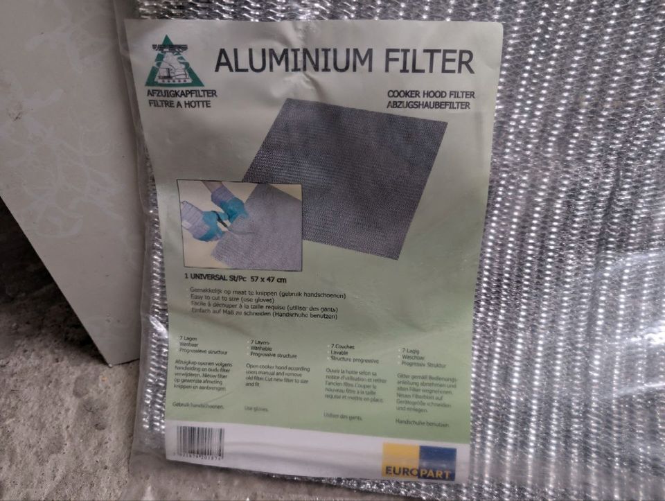 Universal Aluminium Filter für Abzugshauben in Neukirchen-Vluyn