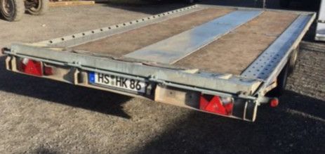 Anhänger Trailer Tieflader 3,5t kippbar mieten 5m €/18-10 Uhr in Heinsberg