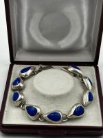 Vintage Taxco México Armband mit Lapislazuli Silber 925 Berlin - Spandau Vorschau