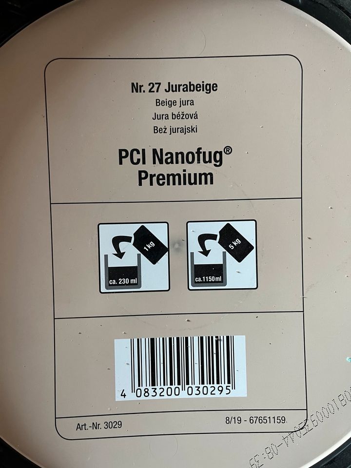 *PCI Nanofug Premium*Jurabeige*5 Pck. in Bad Lauchstädt