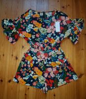 AMISU Playsuit Jumpsuit Einteiler Floral Gr. 36 Neu + Etikett Brandenburg - Am Mellensee Vorschau