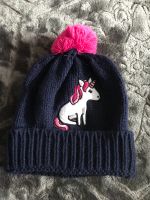 kids gefütterte bommel mütze blau pink einhorn Sachsen - Chemnitz Vorschau