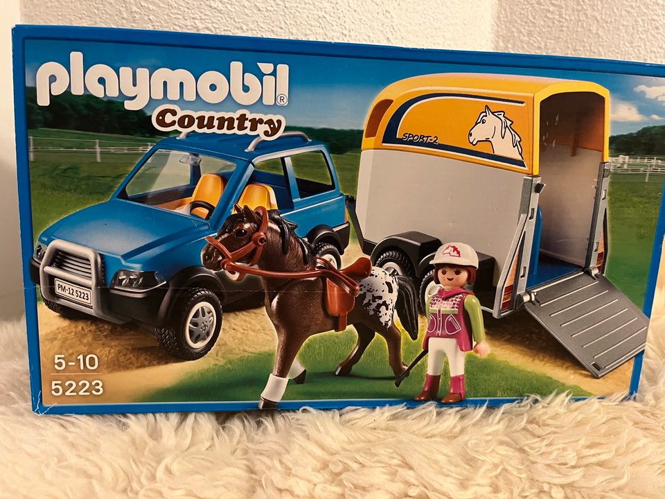 Playmobil Country, Pkw mit Pferdeanhänger, 5223 Pferd Pferde Auto in  Nordrhein-Westfalen - Porta Westfalica | Playmobil günstig kaufen,  gebraucht oder neu | eBay Kleinanzeigen ist jetzt Kleinanzeigen