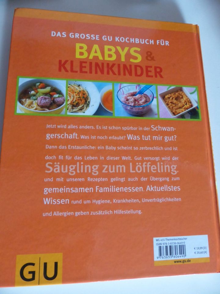 Das große GU Kochbuch Baby Kinder Rezepte gesunde Ernährung in Bad Honnef